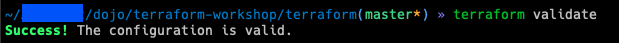 Terraform Validate